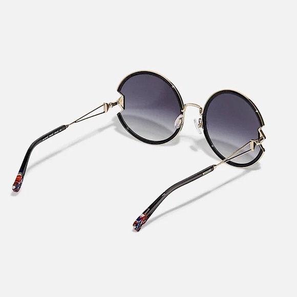 NEW Missoni Sunglasses SOLD OUT Gold Black/Dark Grey Gradient Lenses MIS0074/S - Picture 2 of 6